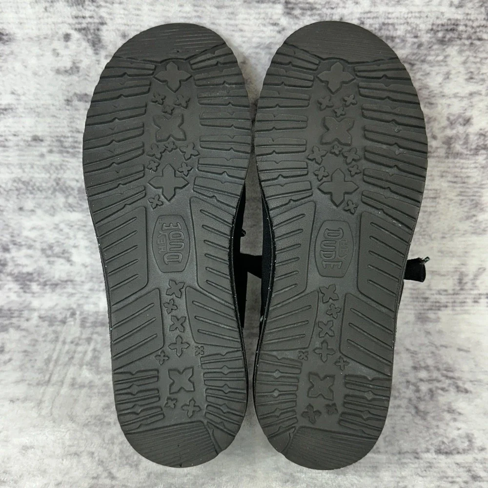 Hey Dude Dude Perfect x Wally Funk Men's 12 Teal Black‎ Slip-On Shoes 42886-3WT